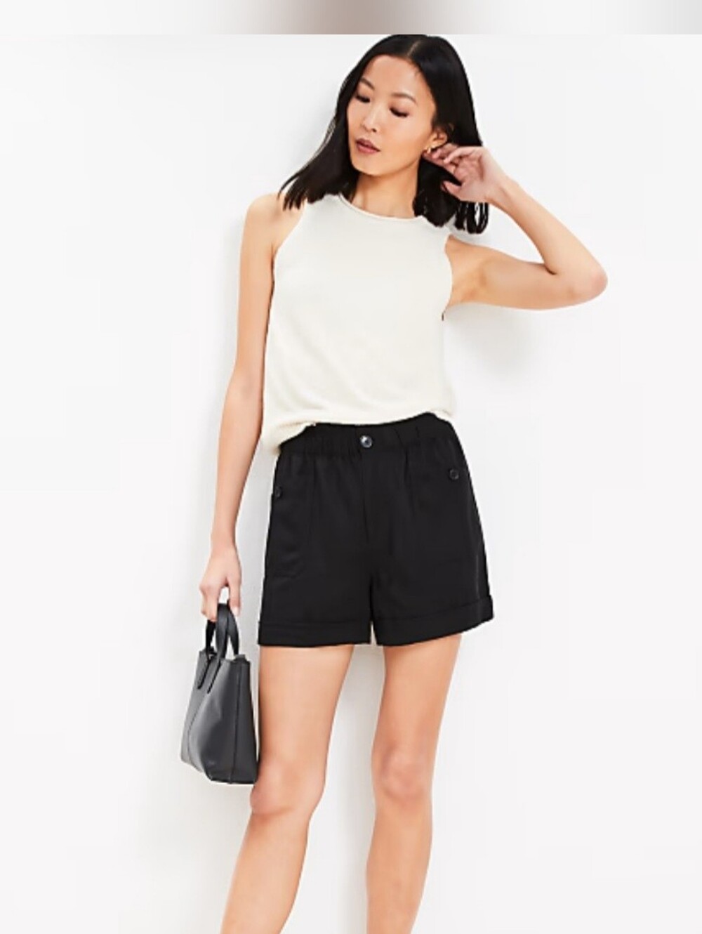 Loft Black Women's Casual Shorts Size 8
